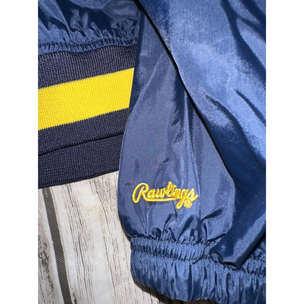 Rawlings Vintage " The Mark of the Pro" Golf Themed Windbreaker Pullover Size 2X - Picture 4 of 11